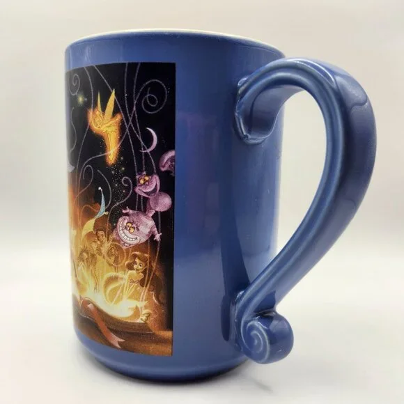 Disneyland Mickey Mouse 75 Years Of Love And Laughter Ceramic Mug 16oz Blue - Picture 4 of 8